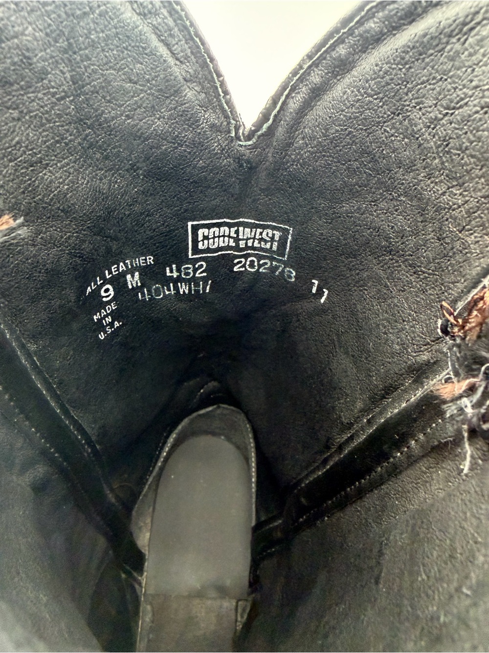 Code West by Dan Post vintage boots - Picture 5 of 6